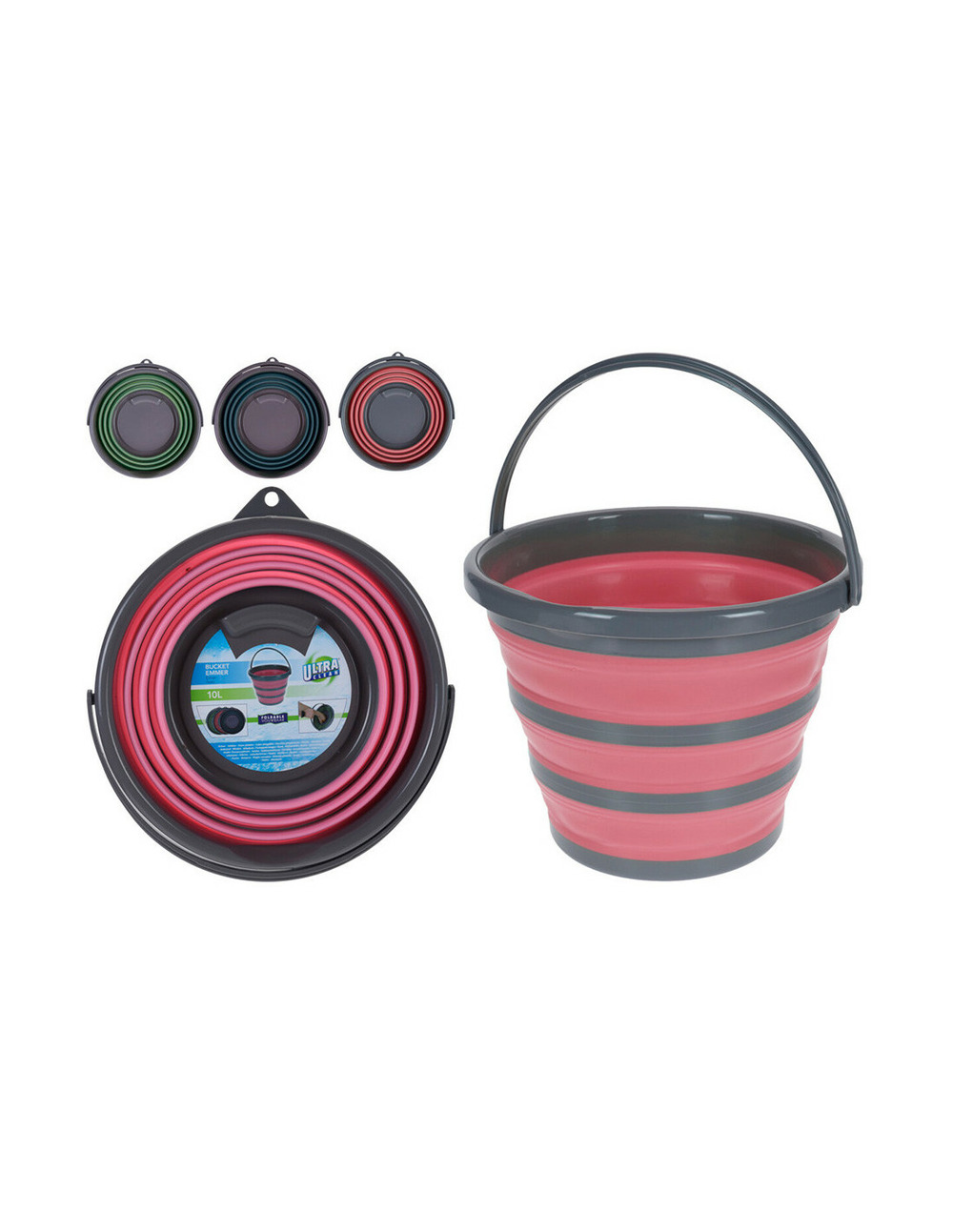 Seau pliant 10 litres couleur suivant arrivage - ultraclean