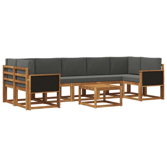 Ensemble de canapés d'extérieur 6 pc