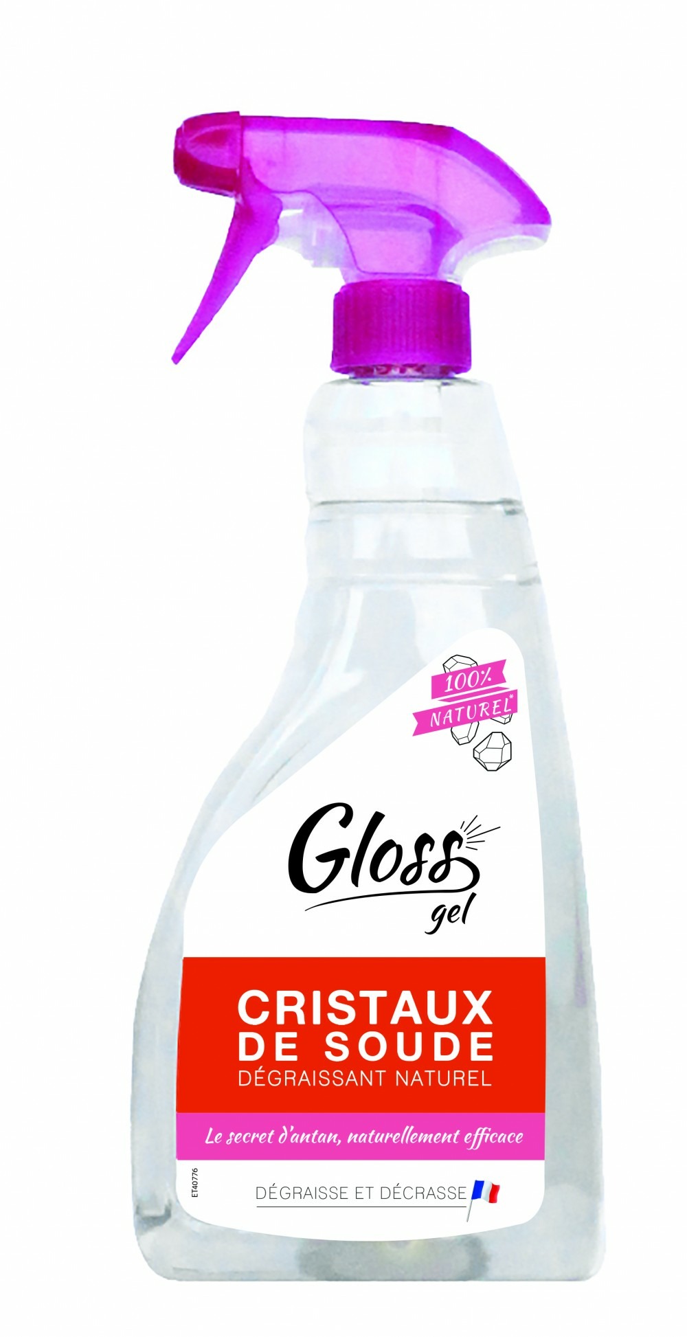 Cristaux de soude en gel multisurface gloss gel 750 ml