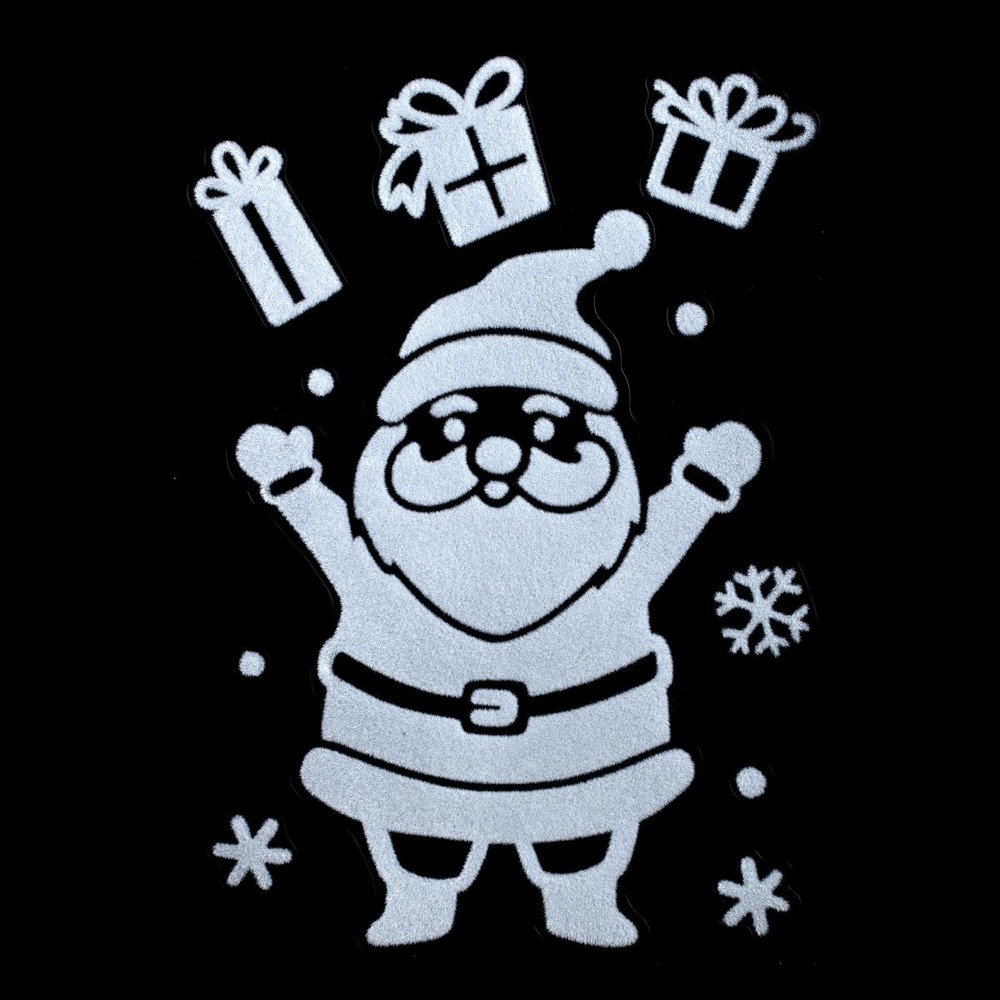 Stickers floquée personnalisé 28 x 40 cm