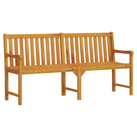 Banc de jardin 180 cm bois solide d'acacia