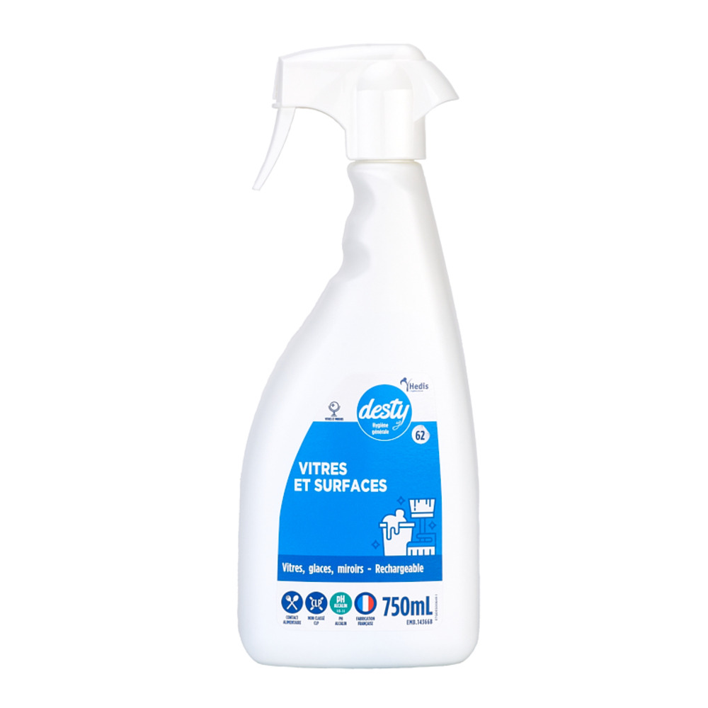 Desty vitres et surfaces flacon de 750ml - sodel