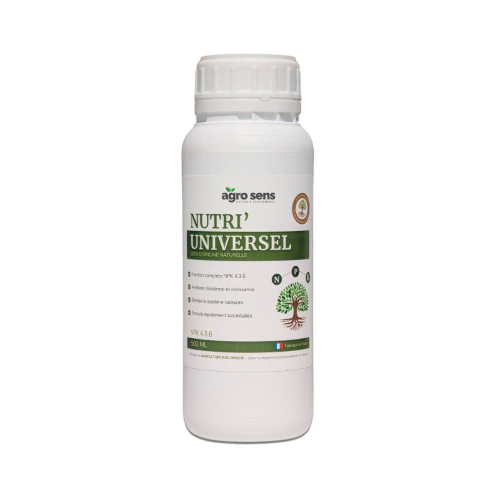 Nutri universel - engrais liquide universel - 500 ml (250 litres de préparation)