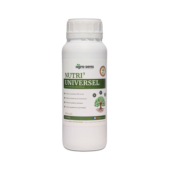 Nutri universel - engrais liquide universel - 500 ml (250 litres de préparation)