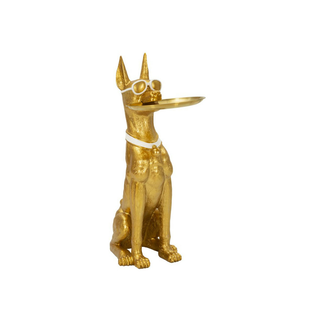Vide-poche statue chien 