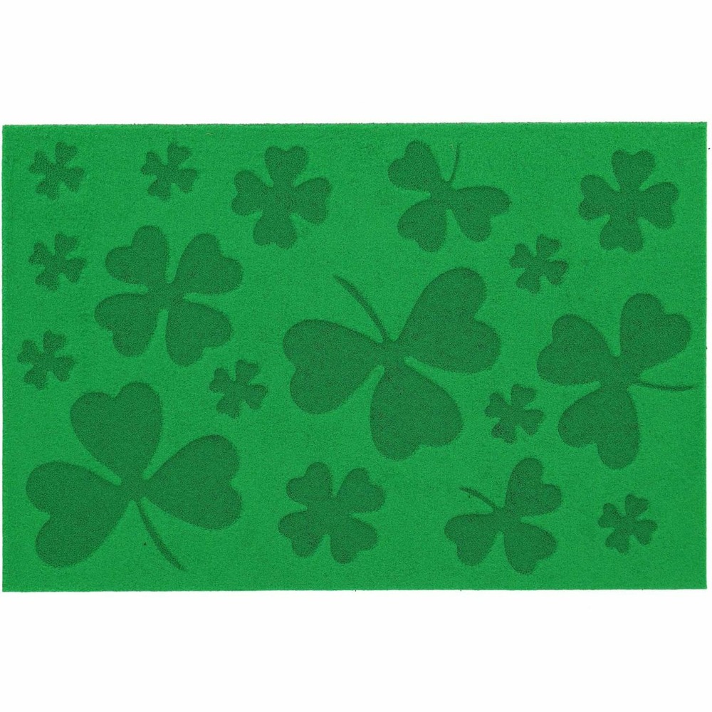 Paillasson en relief trèfle