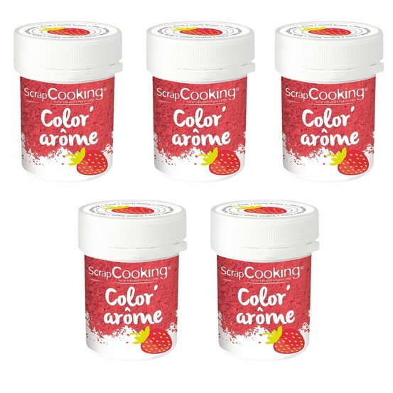 Colorant alimentaire rose arôme fraise 50 g