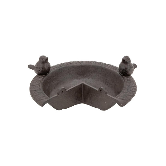 Mangeoire d'angle pour oiseau en fonte