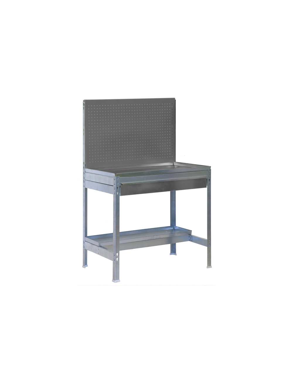 Etagère chariot simongarden bt2 box mob. 1200x400 gris/galva galva/gris 1520x1200x400 - simonrack