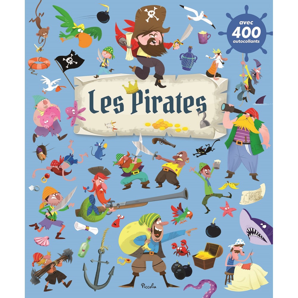 400 autocollants les pirates