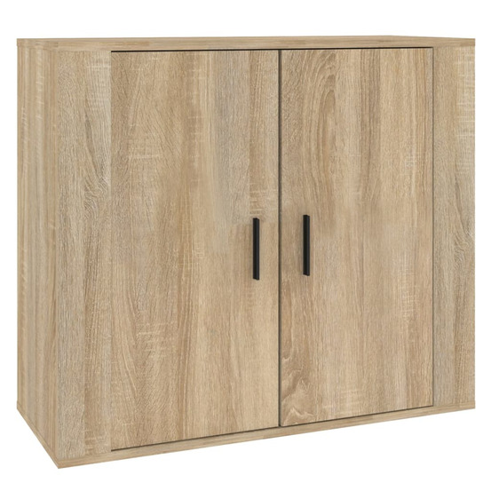 Buffet chêne sonoma 80x33x70 cm bois d'ingénierie