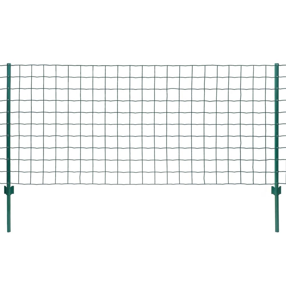 Clôture euro acier 20x1,5 m vert