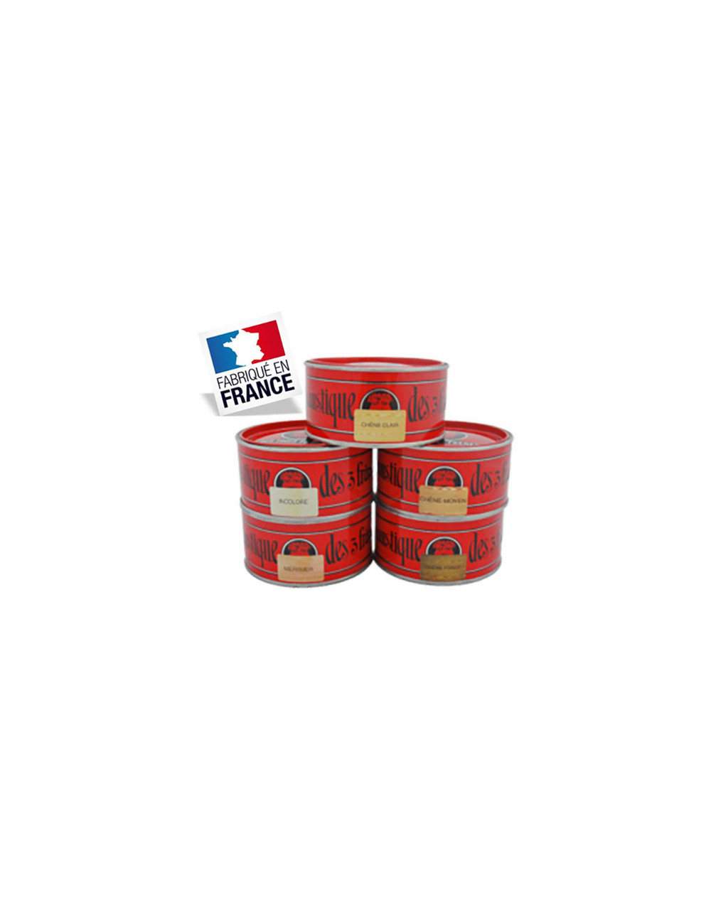 Encaustique incolore 400 gr - les trois freres