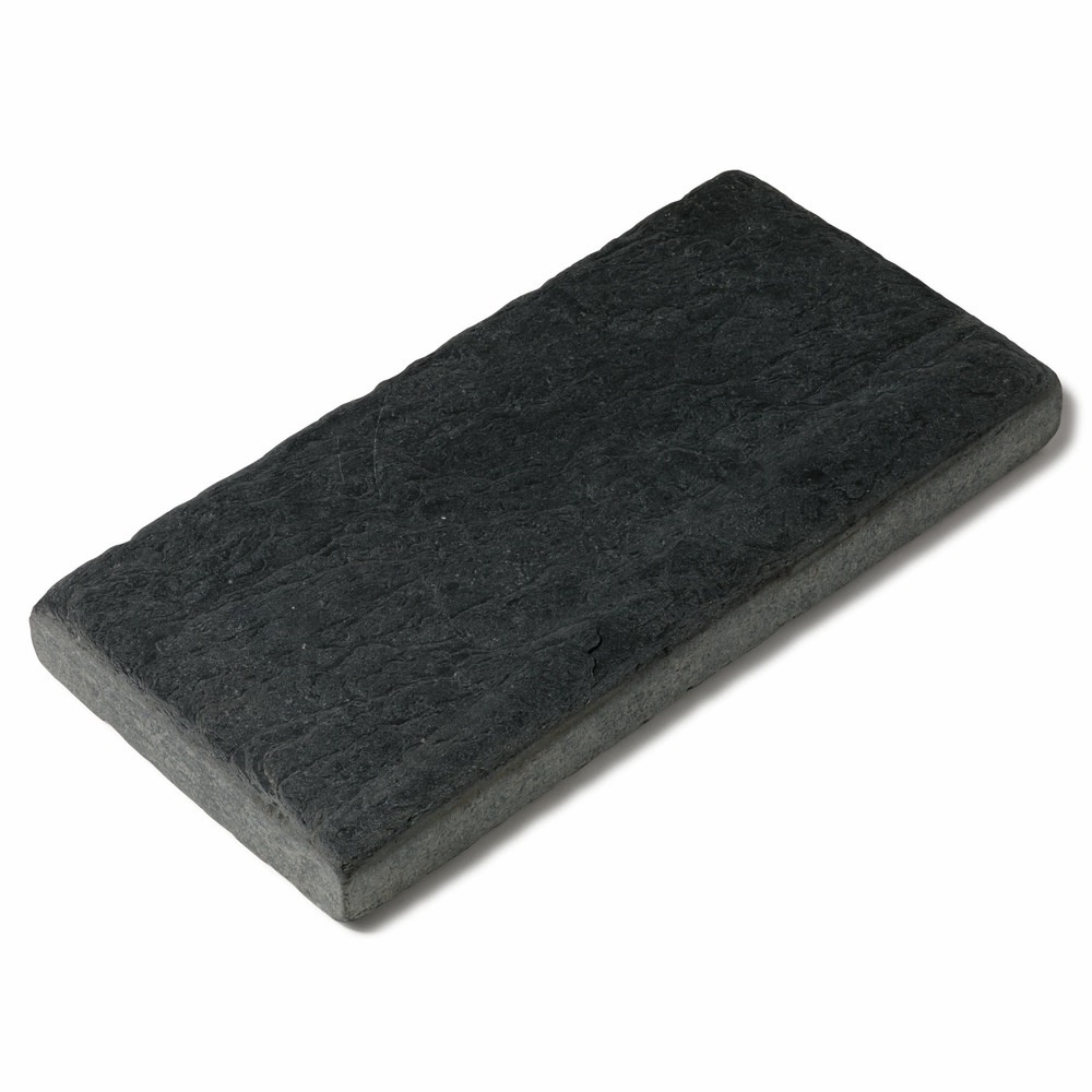 Pas japonais rectangle ardoise noire vieilli 60x30x6 cm (à l'unité) - ro'ma nature
