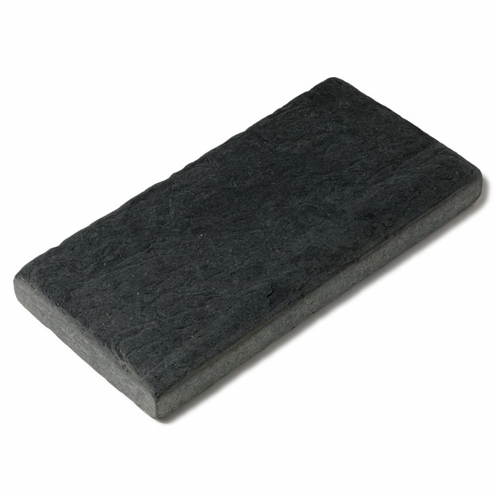 Pas japonais rectangle ardoise noire vieilli 60x30x6 cm (à l'unité) - ro'ma nature