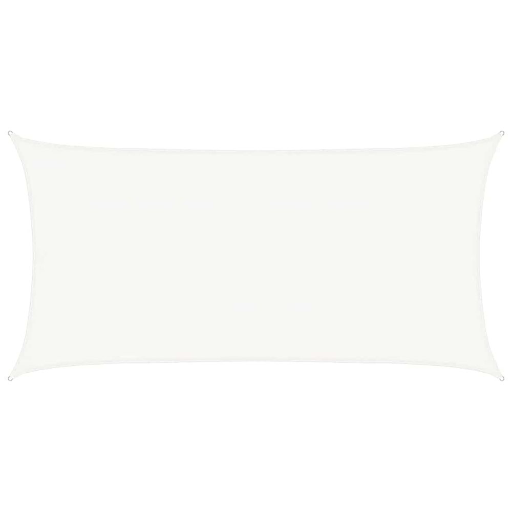 Voile d'ombrage 160 g/m² blanc 4x7 m pehd