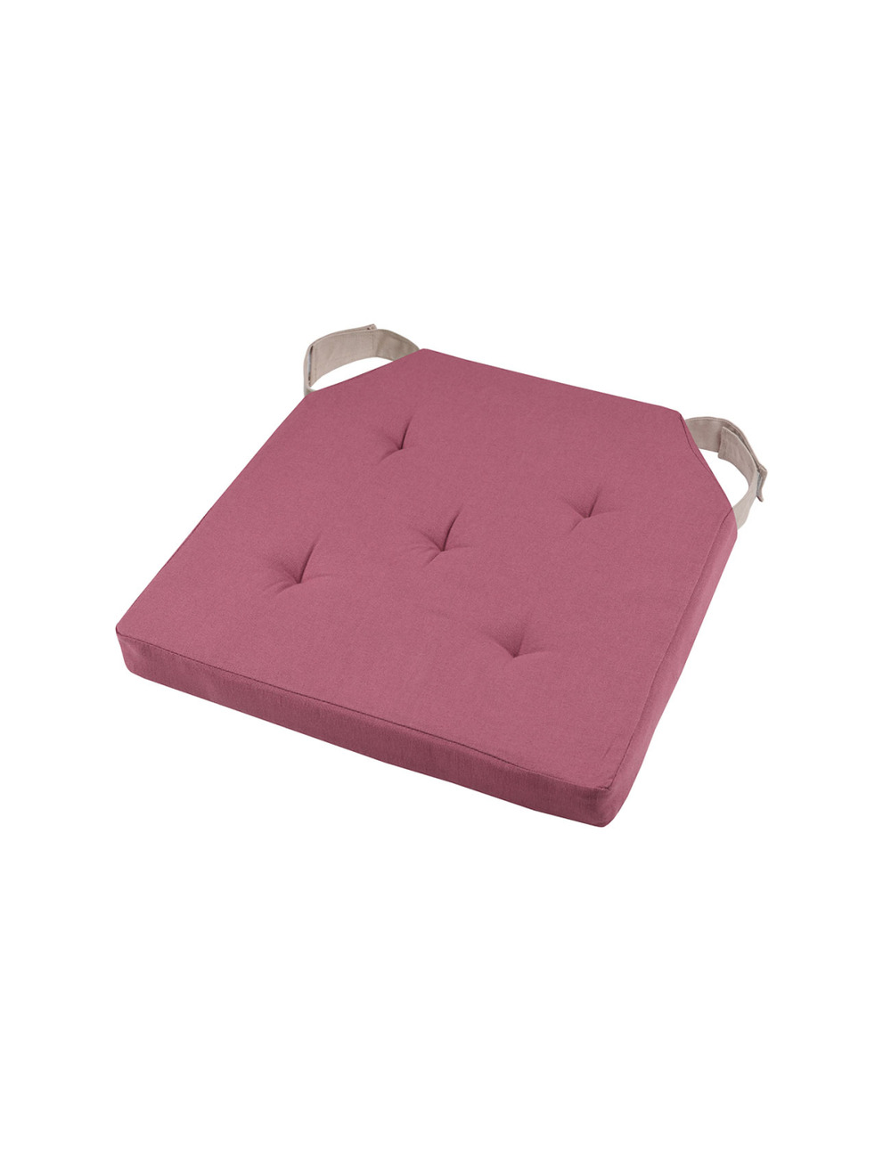 Galette duo carrée ruban auto-agrippant 38x38cm - stof