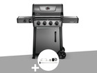 Barbecue à gaz  freestyle f425sib - 4 brûleurs + sizzle zone + kit rã´tissoire
