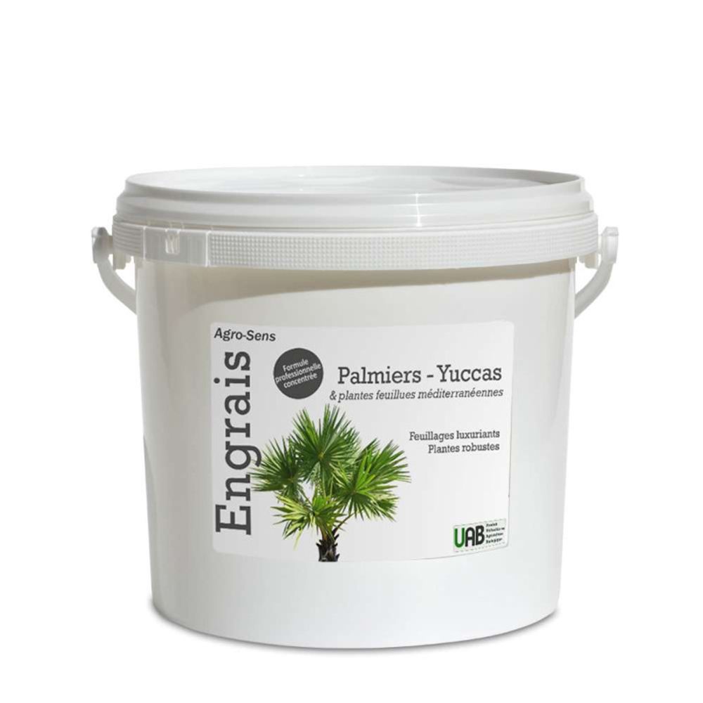 Engrais palmiers et yuccas - agro sens - seau 4 kg