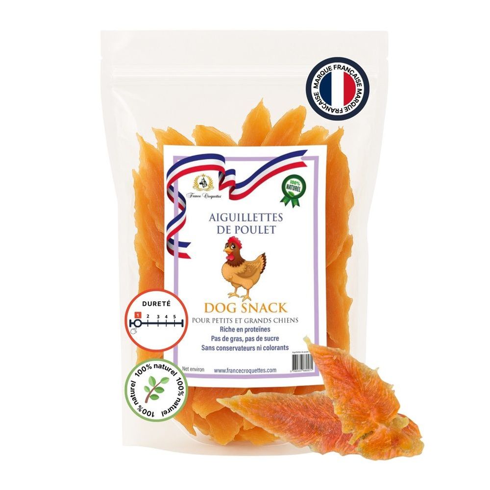 France croquettes friandise pour chien aiguillettes de poulet - 1 kg