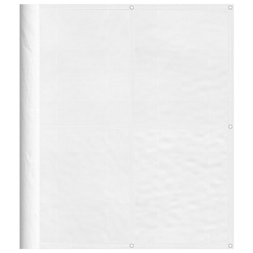 Écran de balcon blanc 120x700 cm 100% polyester oxford