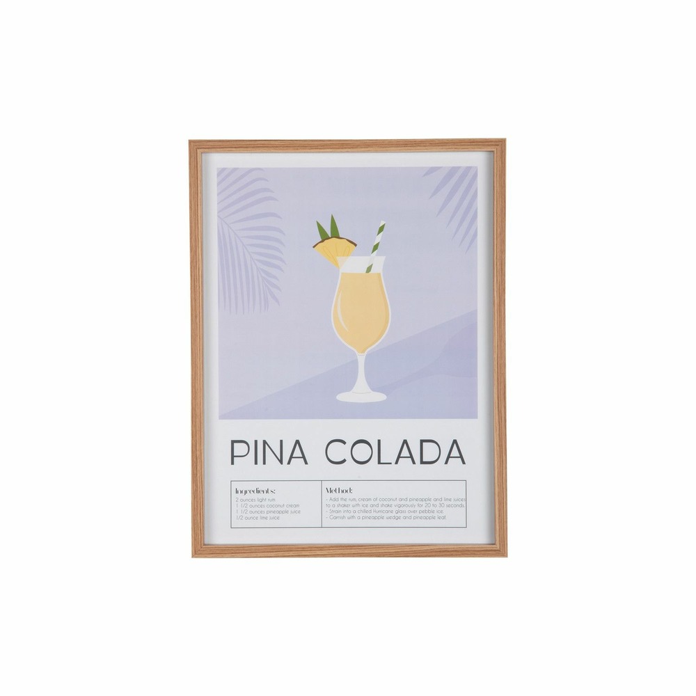 Affiche encadrée cocktail
