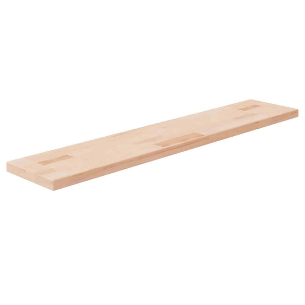 Panneau d'étagère 100x20x2,5 cm bois de chêne massif non traité