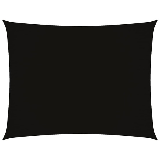 Voile de parasol tissu oxford rectangulaire 2,5x4 m noir