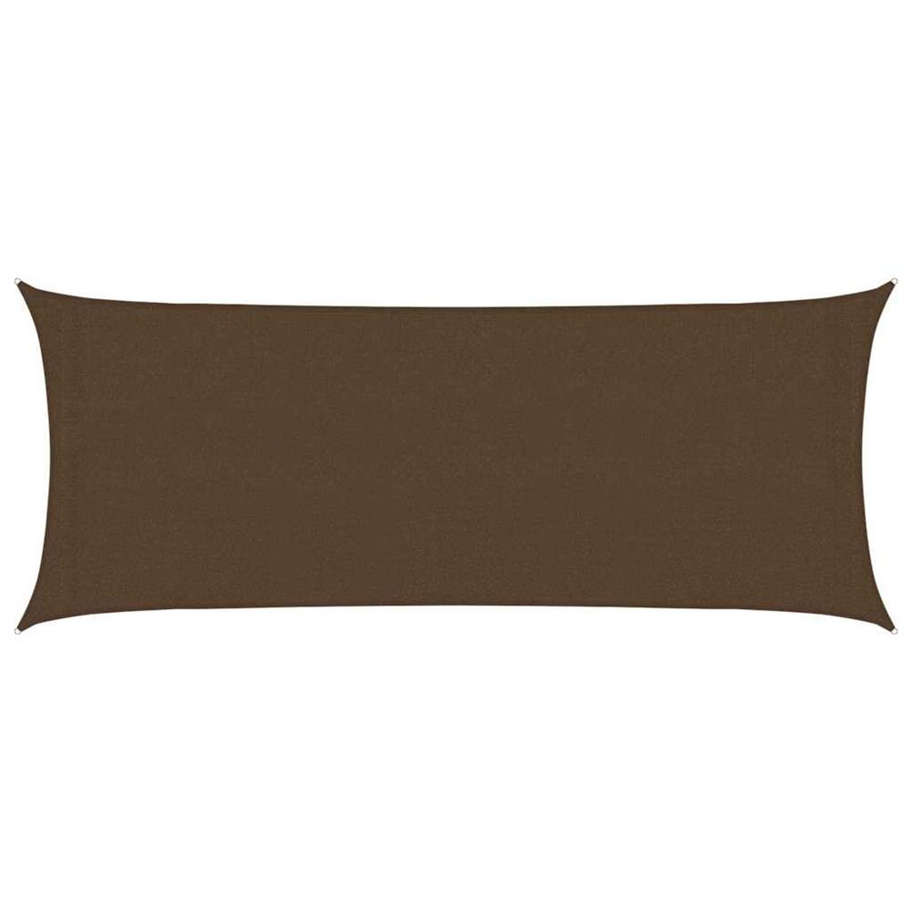Voile d'ombrage 160 g/m² marron 2x5 m pehd