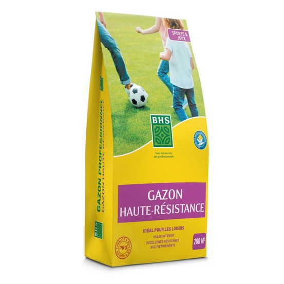 Gazon haute résistance bhs, sac de 5 kgs , 200m²