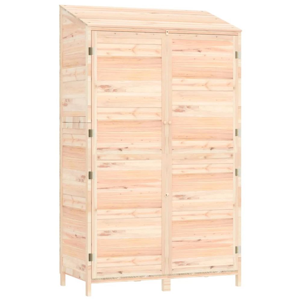 Remise de jardin 102x52x174,5 cm bois de sapin solide