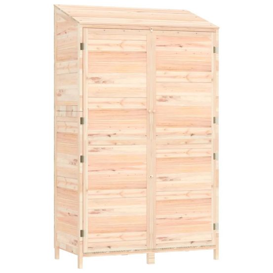 Remise de jardin 102x52x174,5 cm bois de sapin solide