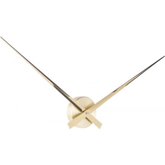 Horloge aiguilles big time 76cm doré