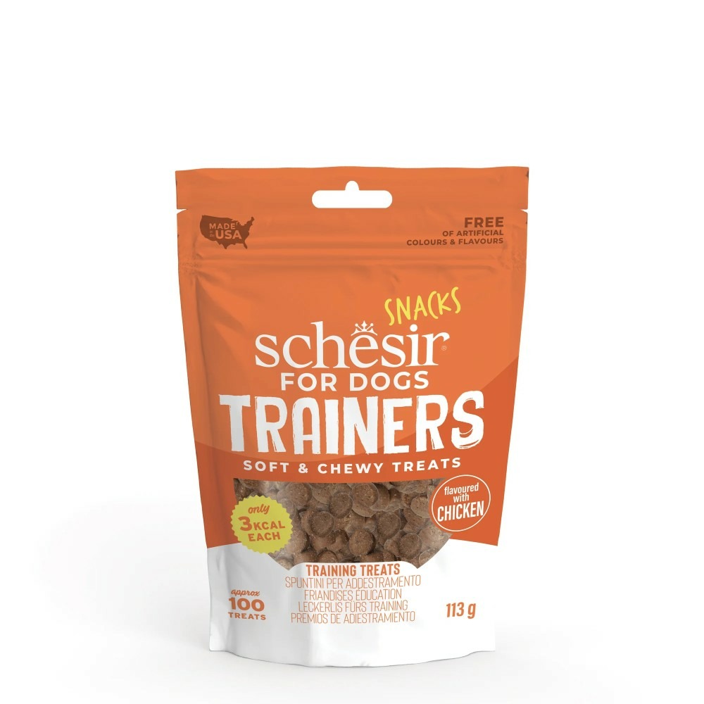Schesir chien friandises snack éducation poulet 113 g