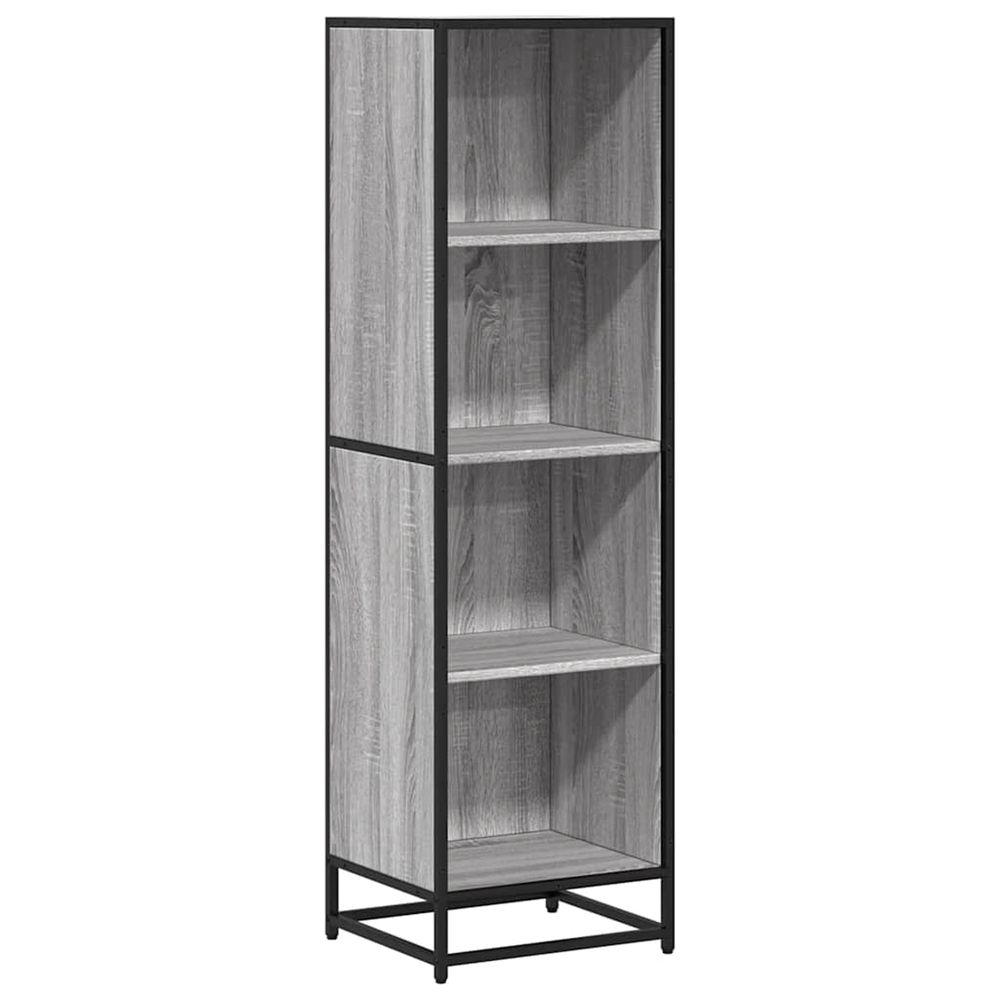 Bibliothèque sonoma gris 40x35x139 cm bois d'ingénierie