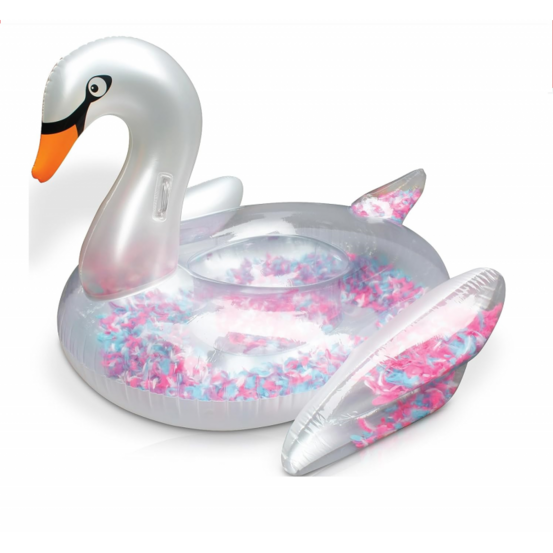 Ballon flotteur signe gonflable pour piscines xxl 183x162x117 cm pour adultes et enfants à partir de 14 ans bouée de natation