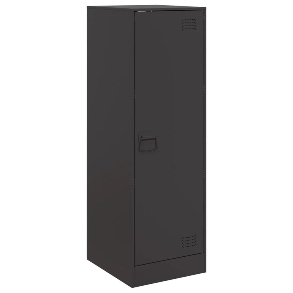 Buffet noir 34,5x39x107 cm acier