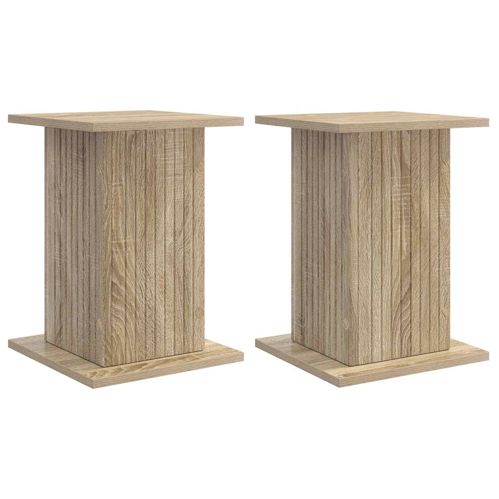 Support de plante 2 pc chêne sonoma 30,5 x 30 x 43 cm