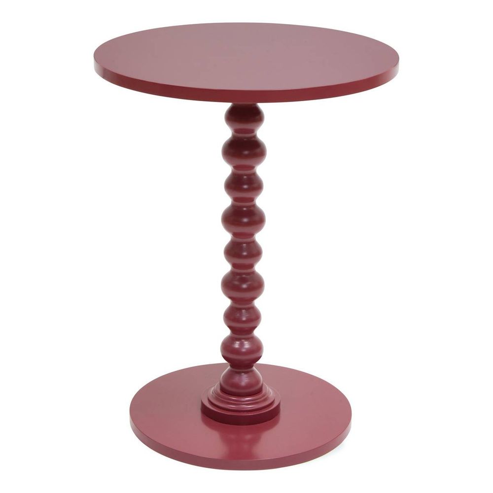 Table d'appoint alix ronde d.38cm rouge