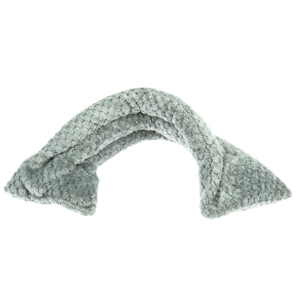 Bouillotte tour de cou gris pailleté
