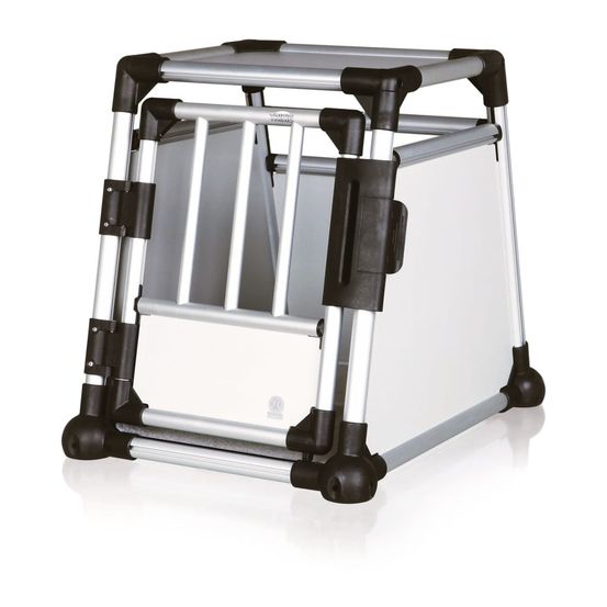 Boîte de transport pour animaux de compagnie m aluminium