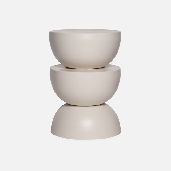 Table d'appoint, bout de canapé, table de chevet en métal, coumba, ø32 x 46.5cm