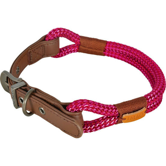 Collier imao 40 cm x 6 mm hyde park fuchsia pour chien.