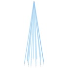 Sapin de noël sur mât de drapeau 732 led bleues 500 cm
