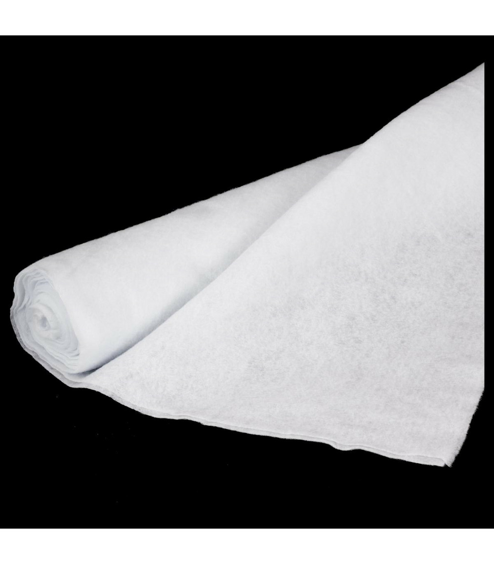 Déco de noël tapis de neige blanc en rouleau de 1 m x 2 m