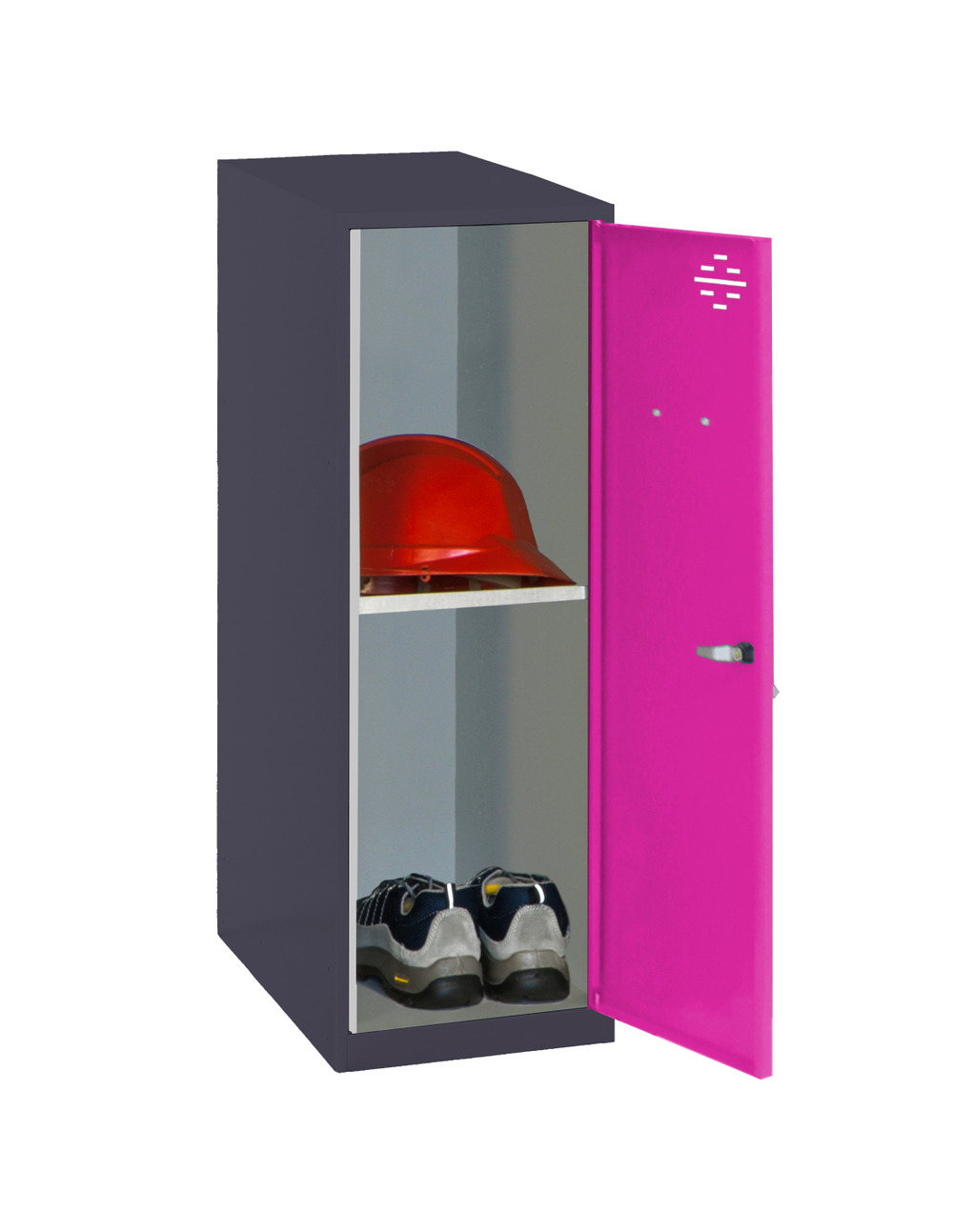 Casier-armoire simonlocker dism. Mini + ban. 915x300x500 mm an/ro antracite/rose 915x300x500 - simonrack