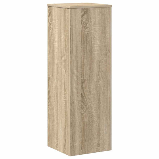 Support pour plantes chêne sonoma 33x33x100cm bois d'ingénierie