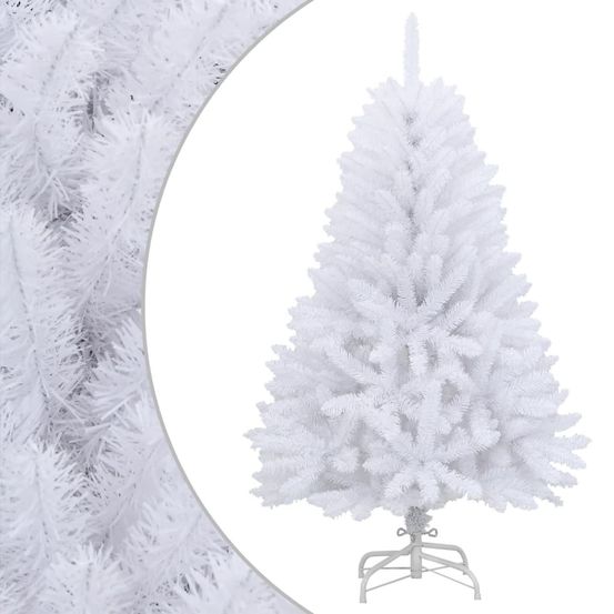 Sapin de noël artificiel blanc 120 cm montage facile et rapide