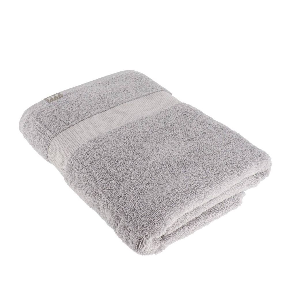 Serviette de bain 70x130 cm 100% coton - gris clair