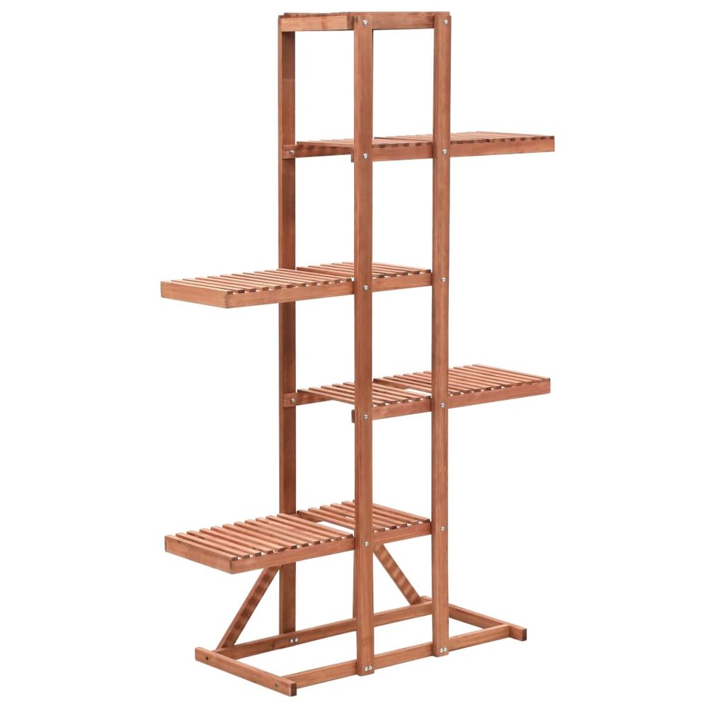 Support pour plantes meuble fleur bois cèdre 86 x 36 x 139 cm marron